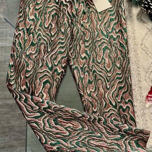 Isabel Marant Brown and Green Patterned Fabric ✨🎄💗